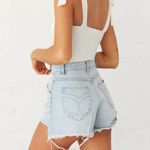 Rolla's  x American Threads light wash Duster Short In Layla Bleach Photo 3