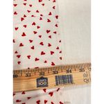 Rails Meline Mini Dress Short Sleeve Heart Print White Red Women's Size Medium Photo 7