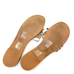 Madewell The Tracie Crisscross Slide Sandal in Snake Embossed Leather Size 9 Photo 5