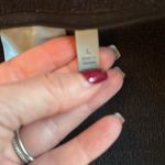 Athleta jacket dark black large soft furry inside heavy and warm Photo 2