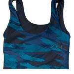 SoulCycle  Aqua Camouflage Sports bra Photo 0