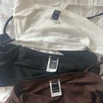 SheIn  Black, White, and Brown Tube Tops Photo 3