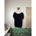 Peyton Jensen Black Short Sleeve T-Shirt - Size - Small - NWT Photo 2