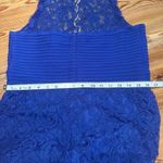 Tadashi Shoji  Dress Sz 12 Blue Floor Length Mother of Bride/Groom Bridesmaid EUC Photo 3