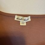 Derek Heart  Women's M Brown Cap Sleeve‎ Sweetheart Neckline Midi Dress Trendy # Photo 2