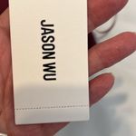 Jason Wu  szXS maroon/burgundy satin halter back zip back slit dress NWT Photo 3