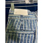 NWT American Eagle women junior teen denim short shorts with belt size 00 Blue Photo 1