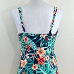 Sunsets Floral Print Taylor Tankini Swim Top Multi Size M Photo 1