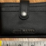 Steve Madden Black Leather Wristlet Photo 1