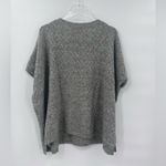 Johnny Was ‎ Calme Basket Weave Knit Poncho Sweater Sage Green One Size NWT Photo 4