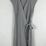 Athleta Newport Wrap Dress City Stripe Black/Sea Salt XS Photo 2