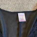 Xhilaration Black Sheer With Lace Swim Coverup Photo 4