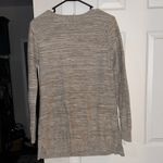 Jeanne pierre  Cream and Gray Sweater Photo 4