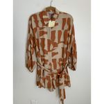 Dress Forum  Shayla Long Sleeve Tie Romper NWT‎ size medium Photo 3