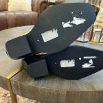 Topshop  gold booties. Size 10nwot Photo 5