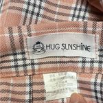 Plaid Pink Pleated Skirt Orange Size undefined Photo 1