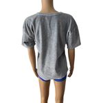 Treasure & Bond Light Gray Velour Short Sleeve Crewneck T-Shirt Size XL Juniors Photo 2