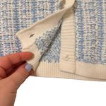 Truth By Republic Size S Boucle Tweed Blazer Jacket Blue White Old Money Preppy Photo 5