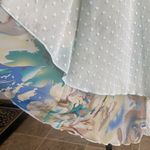 Soft Surroundings  Boho Floral Asymmetrical Open Cardigan Vest Photo 8