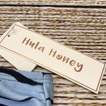 Hula Honey  Bikini Bottoms Blue Black Tiger Print‎ Swimsuit [Size Small] NWT Photo 1