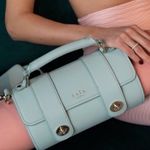 NWTs!!!! Women's SAIA Handbag Green/Pink Crossbody Yoga Mat Bag One Size Blue Photo 2