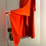BCBG Maxazria Satin Maxi Wrap Skirt Poppy Red XXS size 2 Photo 5