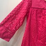 Crown & Ivy Women Pink Casual eyelet Dress size 4P. Photo 6