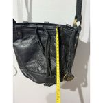 Lucky Brand  Black Leather Crossbody Bag Purse Adjustable Strap‎ Charm W Photo 7