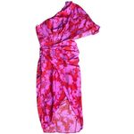DO+BE Addicted To Love One Shoulder Midi Dress Pink & Magenta Size Small Photo 3