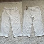 Madewell Jeans The Petite Perfect Vintage Wide-Leg Crop Tile White 32P NWT New Photo 5