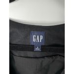 Gap  Black Linen Blend Tailored Button Front Vest Size S Minimalist Photo 3