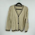 Women's Cardigan Star Embroidery Knit Open Front Cardigan V Neck Long Sleeve Photo 0