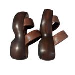 Seychelles  Made in Italy Troublemaker Platform Sandals S(6) Brown 3" Rise Photo 3