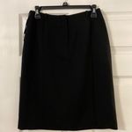 Jones New York 100% WOOL BLACK SKIRT SIZE 4 waist 28” length 22” BRAND NEW Photo 1