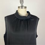 Misook  Black Mock Neck Blouse Photo 2