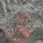 La Petite Francaise Jupe Lori light grey lace lined skirt size 42 Made in France Gray Photo 4