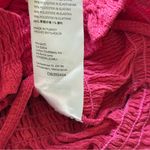 Pilcro Anthropologie  Ruffle Puff-Sleeved Cinched Waist  Smocked Blouse Top Boho Photo 5