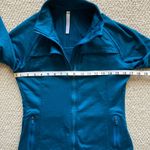 Fabletics  Kimmy Athletic Teal Jacket Cross Back Athleisure Like New Size XS EUC Photo 6