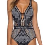 Becca  Reveal Plunge One-Piece Swimsuit Photo 4
