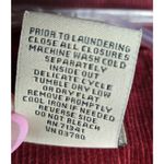 L.L.Bean  red corduroy vintage 90s button blazer coat cotton 4 regular. Photo 5