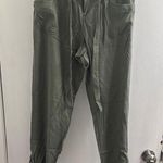 Cali 1850  green linen blend size medium, inseam 28 1/2” Photo 0