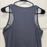 Title Nine  Blue and Gray Striped Performance Mini Dress - Size Medium Photo 7