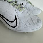 Nike Hyperdiamond 4 Pro Metal Softball Cleats Womens 8 White Black Metal Shoe Photo 2