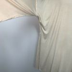 POL Womens Loose Fit T-Shirt Dress Size M Beige Short Sleeve Raw Hem Stretch Photo 1