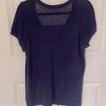 Modcloth Navy Blue Short Sleeve Cardigan Large Photo 1