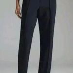 Maeve  Anthropologie Pintuck Cuffed Trouser Pants in Black Size 8 Photo 1
