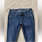 Miss Me Women's Low Rise Jegging Dark Wash Distressed Jeans Size 27 Photo 1