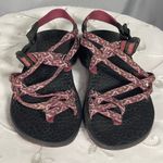 Chacos Chaco Classic Casual Sandals Open Toe Strap Black Pink Hiking Women’s Sz 9 Photo 5