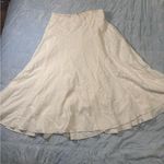 Rebecca Taylor White cotton eyelet maxi skirt by size 4 Photo 1