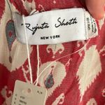 Anthropologie NWT Rujuta Sheth One Size Kaftan Dress Red Pattern Photo 3